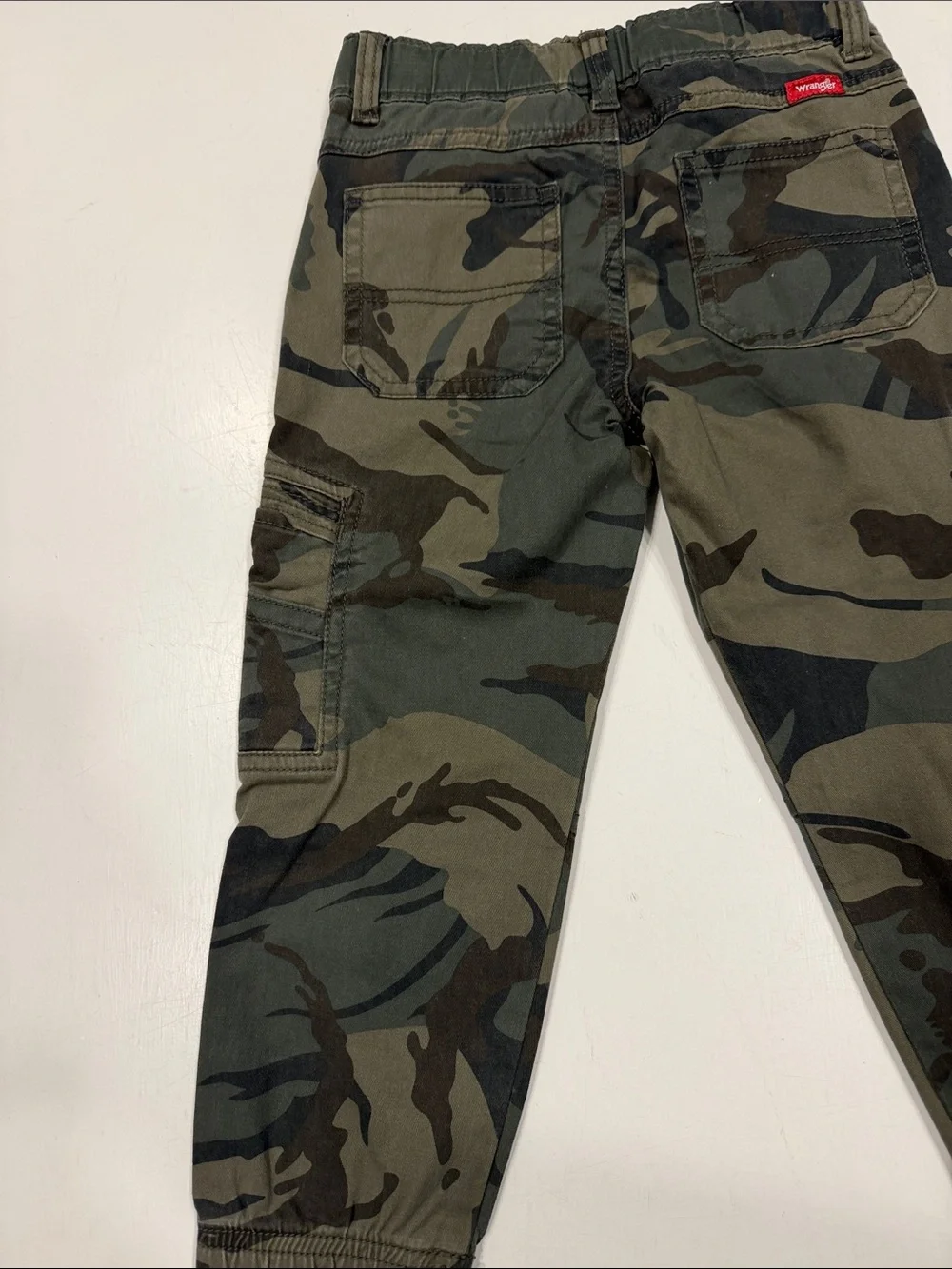 Wrangler Kids Camo Cargo Joggers - Green & Brown